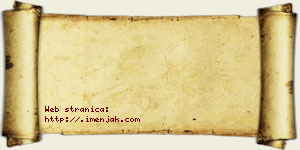 Jovanka Rakić vizit kartica